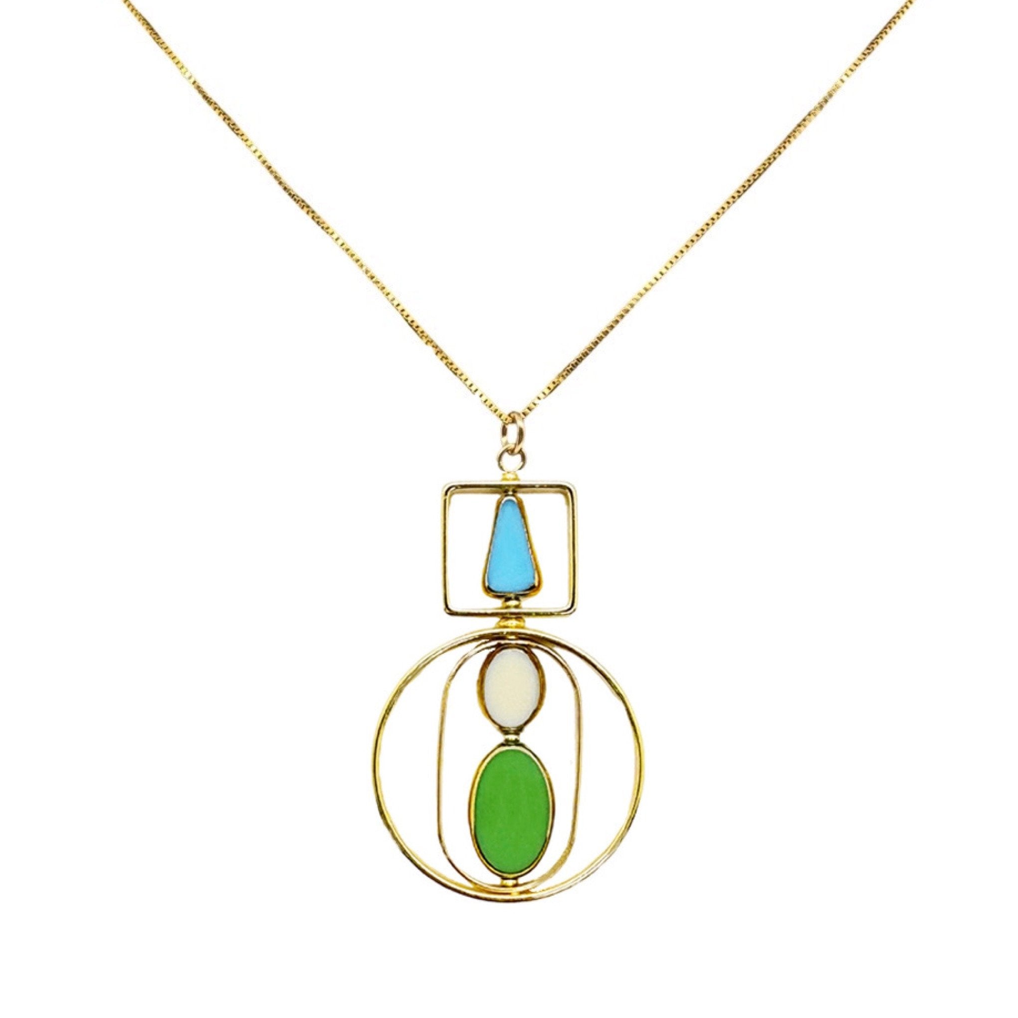 Summer Art Deco Pendant