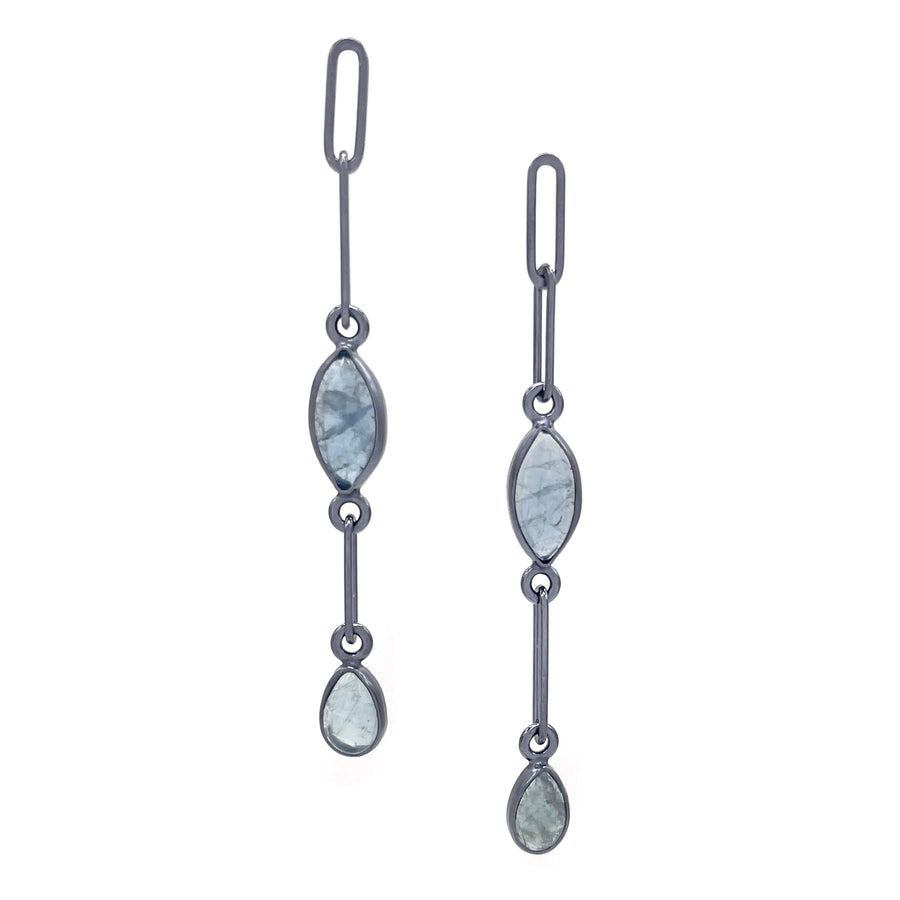 Mini Link & Apatite Earrings