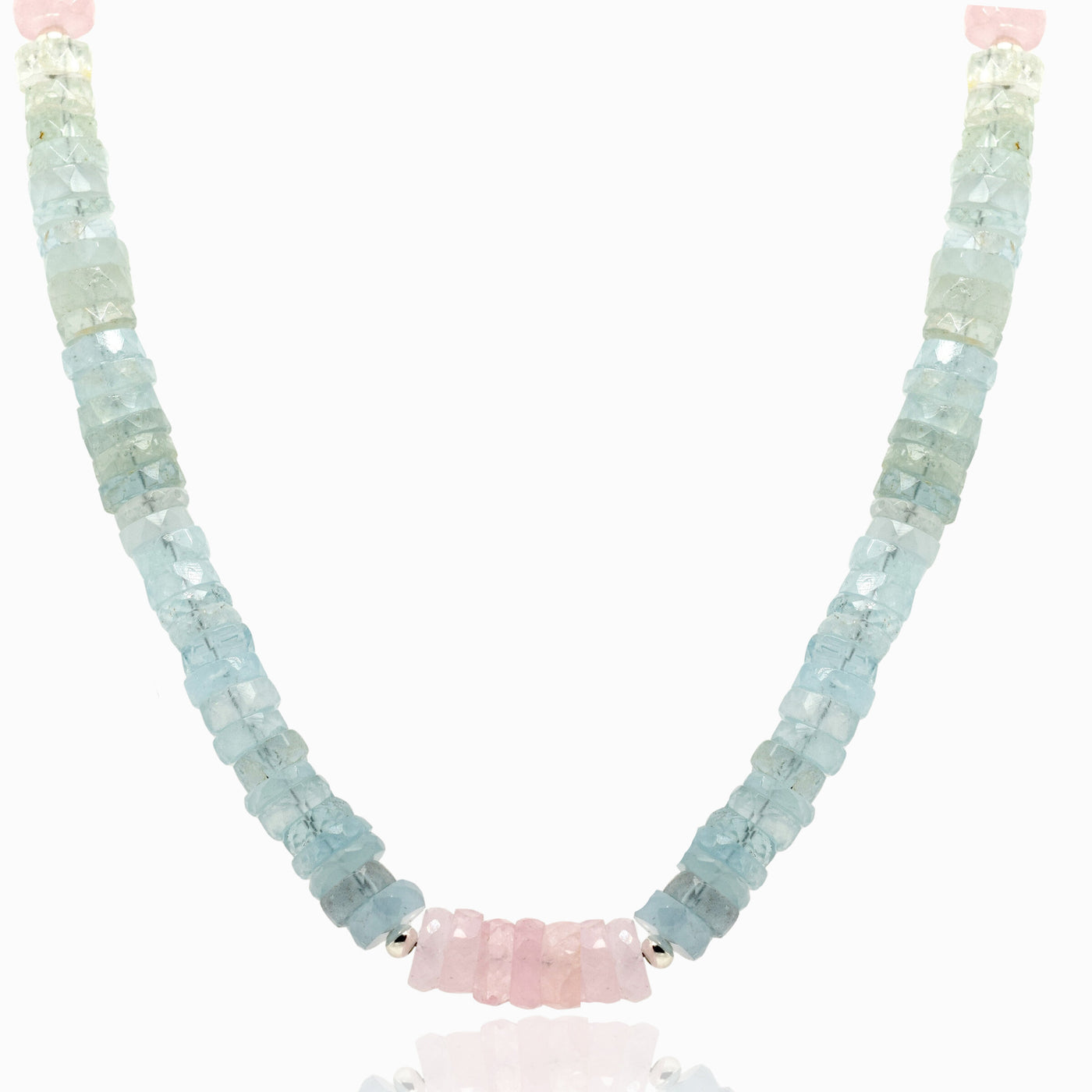 Aquamarine & Morganite Necklace