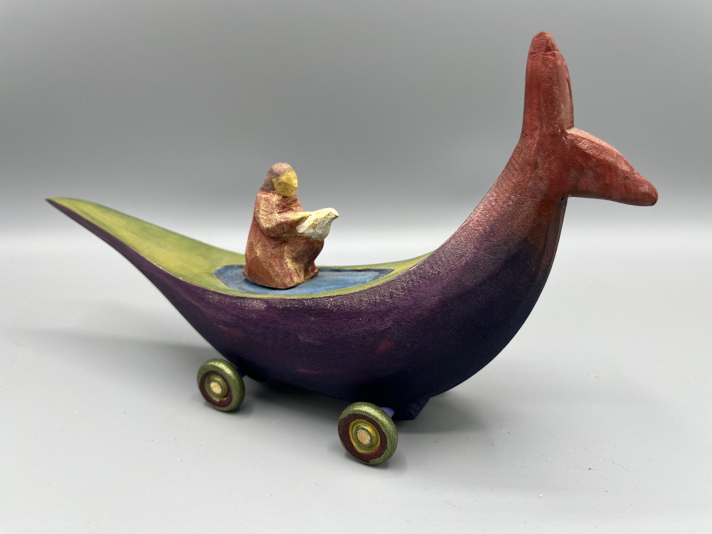 Animal Head Totem Boat