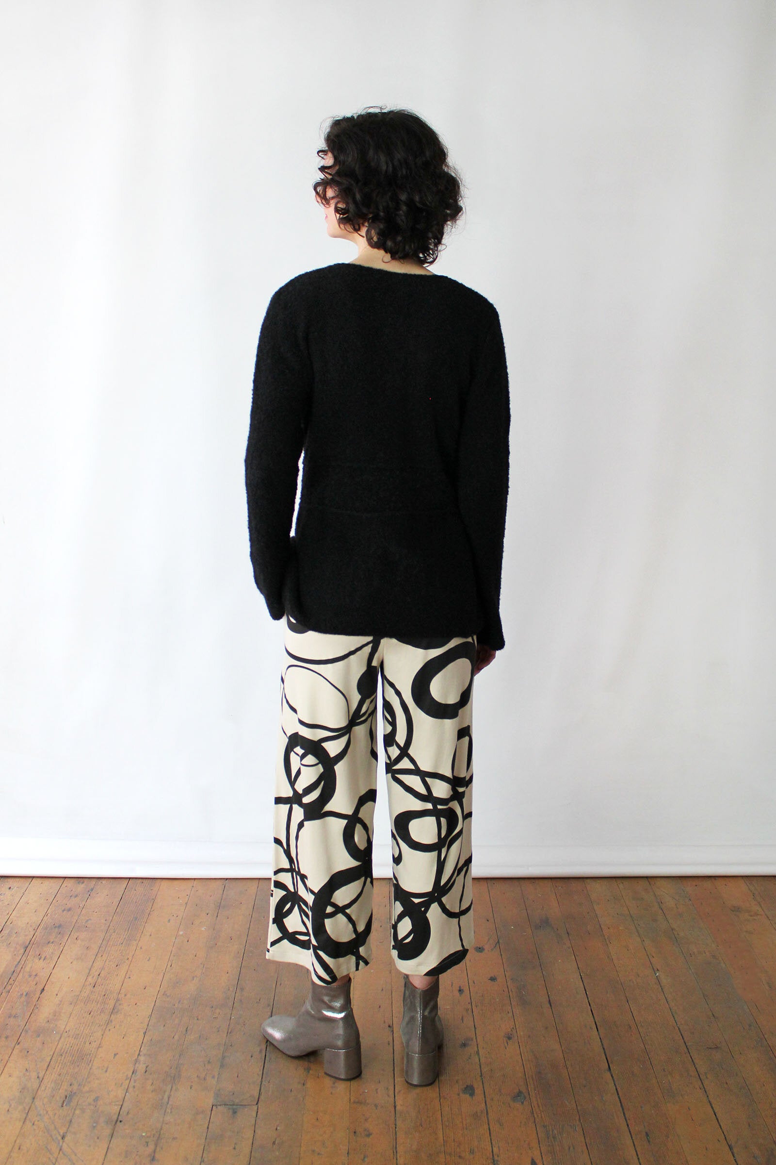 Boucle Tie Cardigan