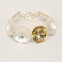 Textured Disc Bracelet
