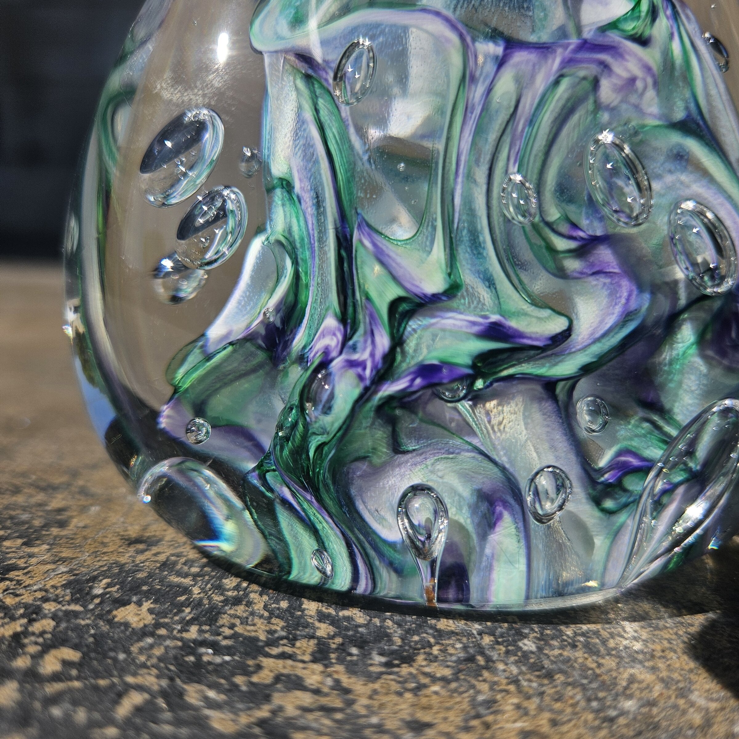 Green and Purple Seascape
