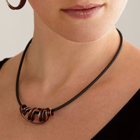 Bronze Tendril Embrace Pendant