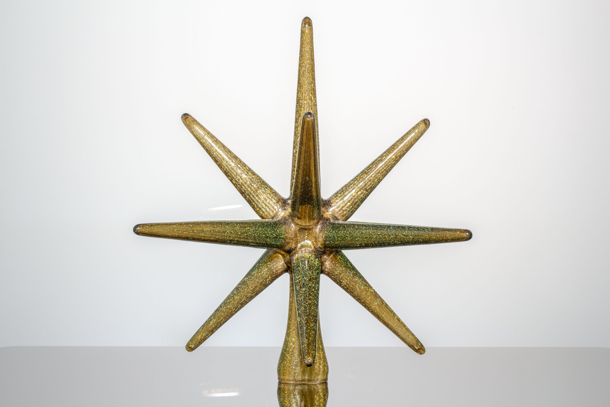 Gold Dichroic Moravian Tree Star