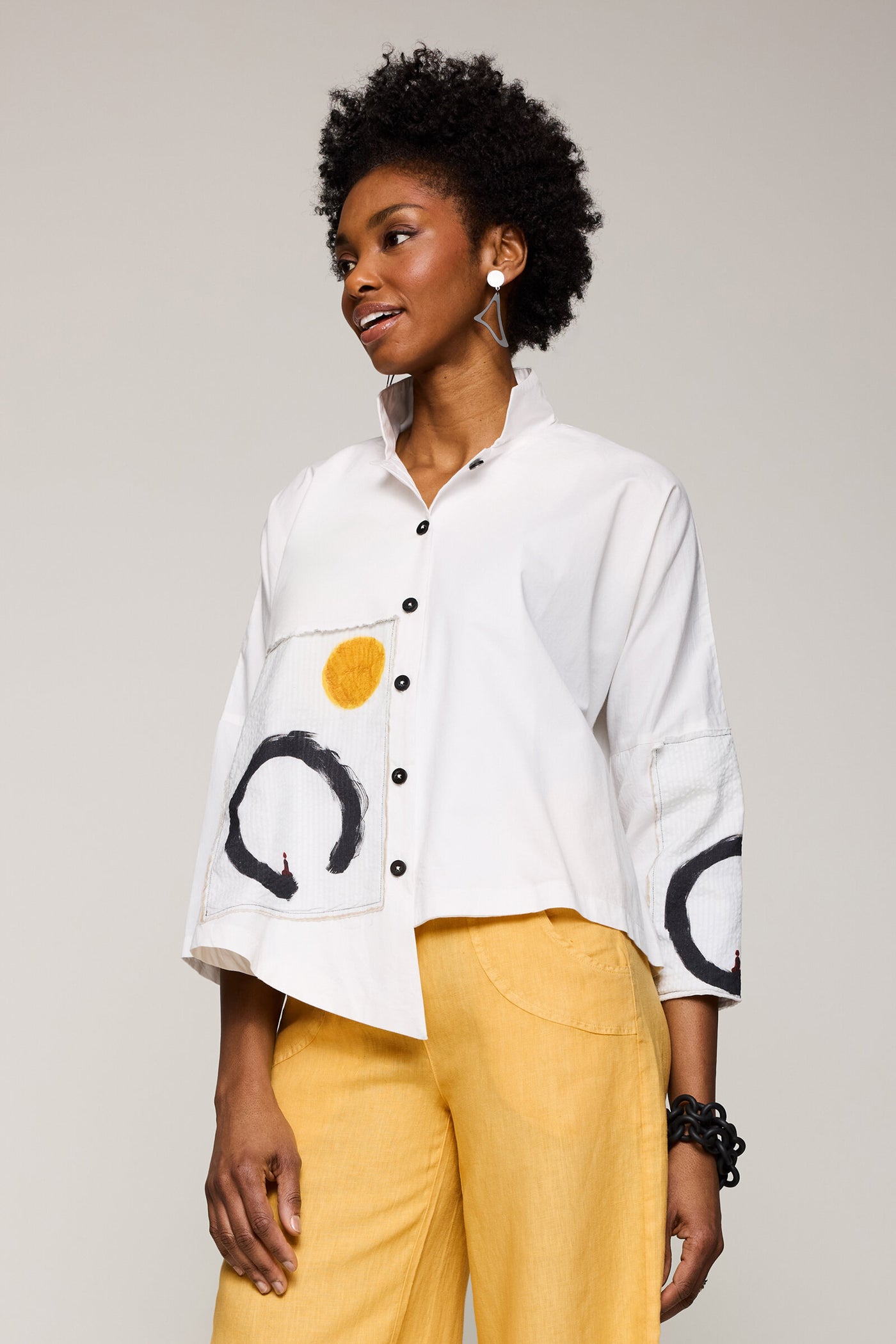 Dani Asymmetrical Shirt · Artful Home