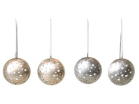 left to right: bronze, oxidized silver