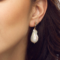 Margarita Baroque Pearl Earrings