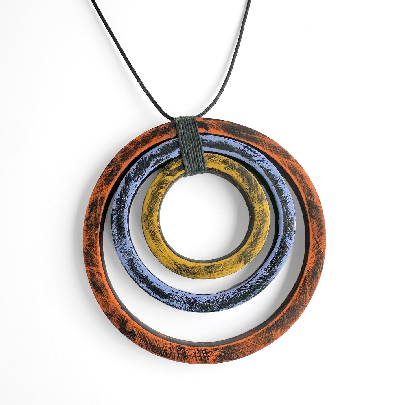 Orange, Periwinkle & Yellow