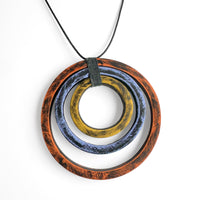 Orange, Periwinkle & Yellow