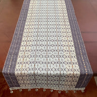 Handwoven Iron Bamboo Pub Table Runner
