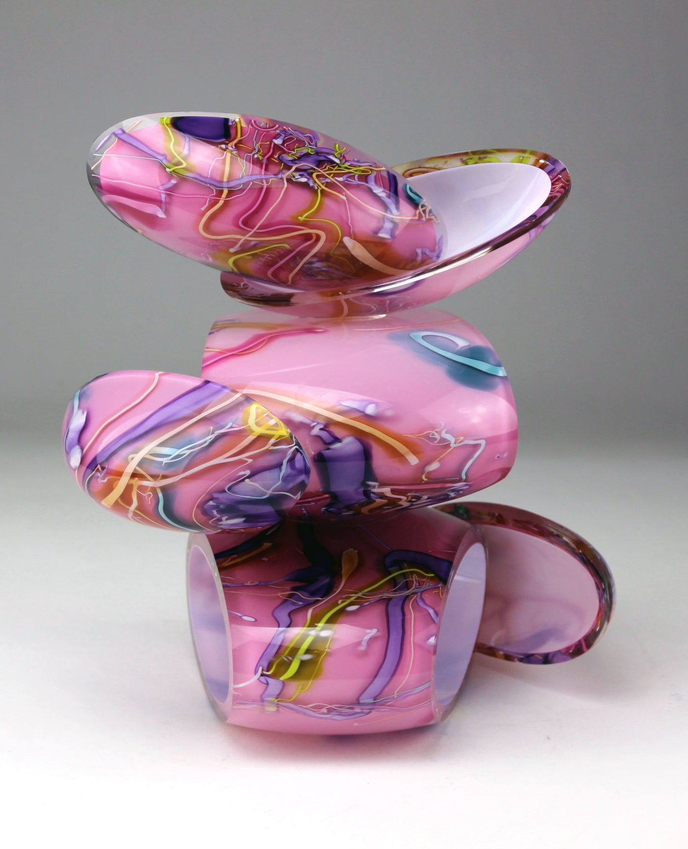 Remnant Vessel in Pink and White
