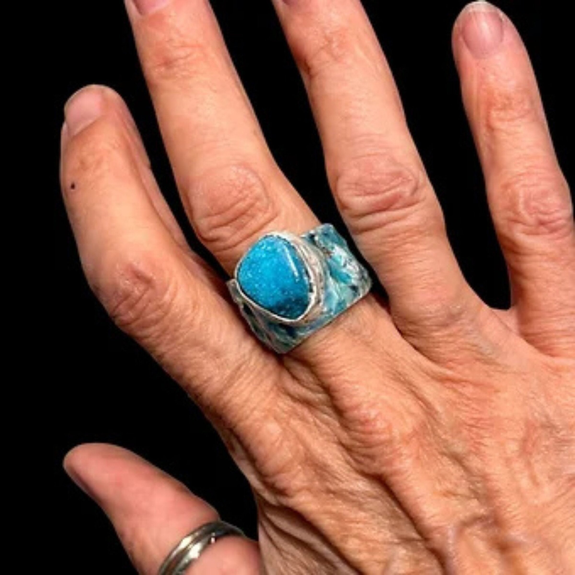 Turquoise Tide Pool Statement Ring