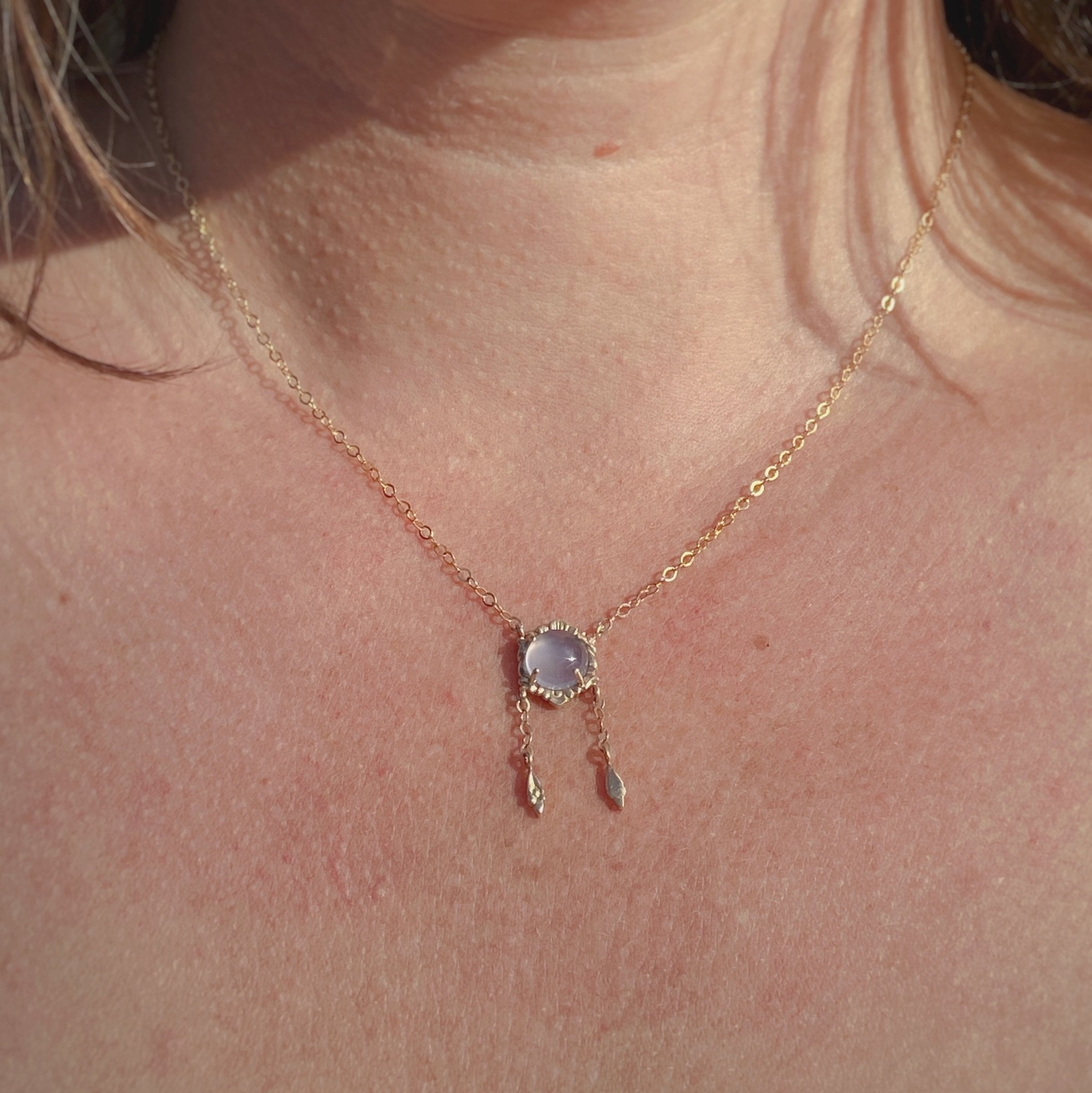 Isla Chalcedony Necklace