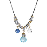 Blue Topaz Jambalita Necklace II