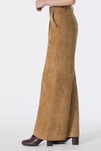 Microsuede Enya Wide Leg Pant