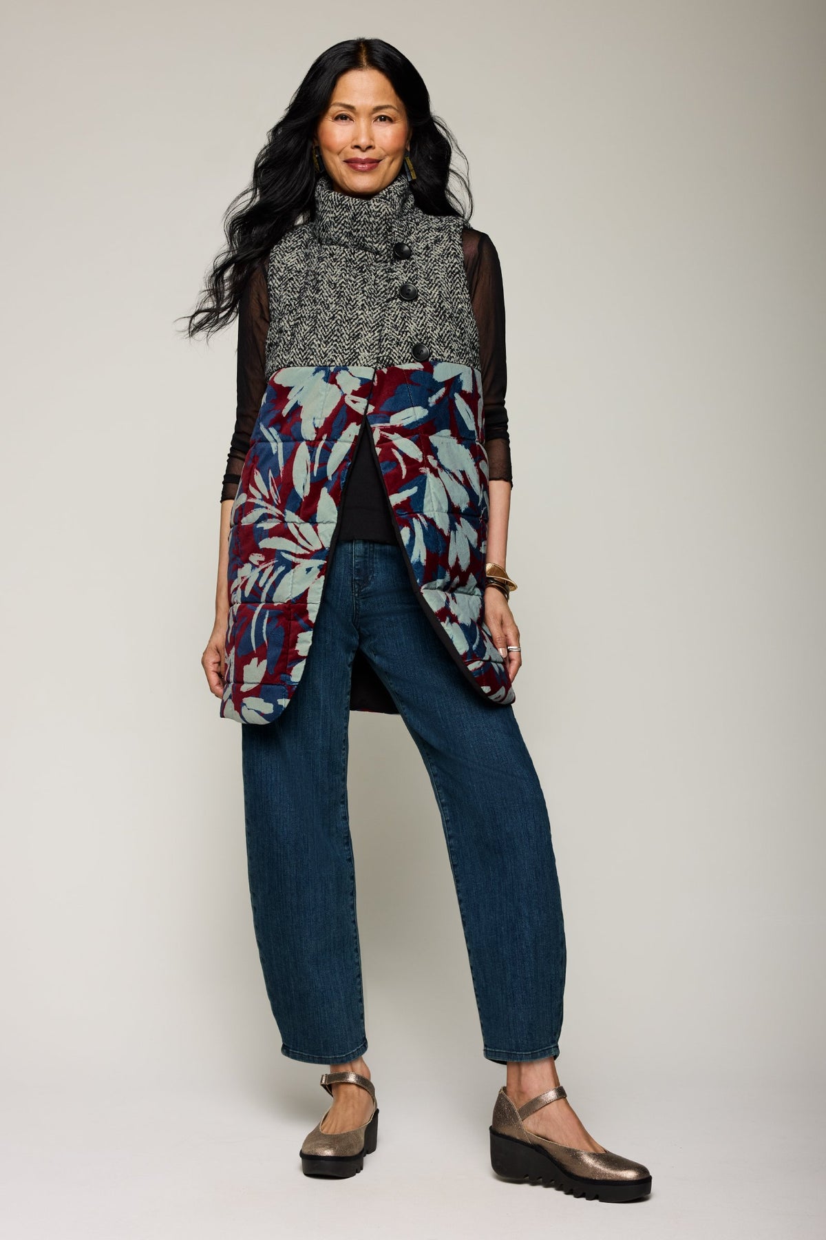 Velveteen Mix Sia Vest