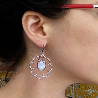 Moonstone Cloud Earrings