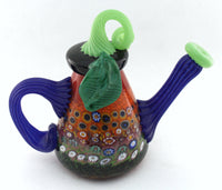 Small Red Garden Teapot II