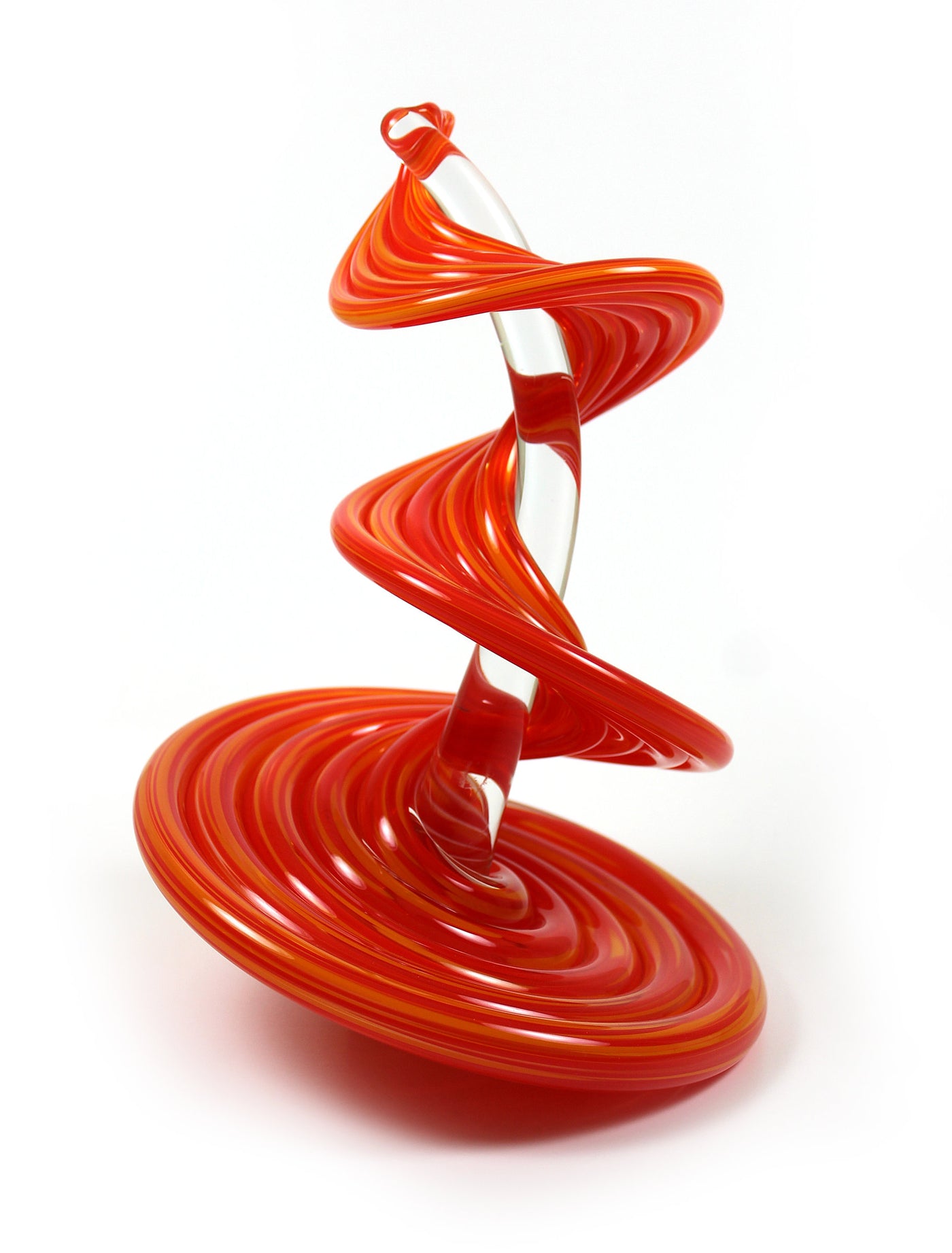 Orange Mix Standing Heechee Probe on Clear Spine