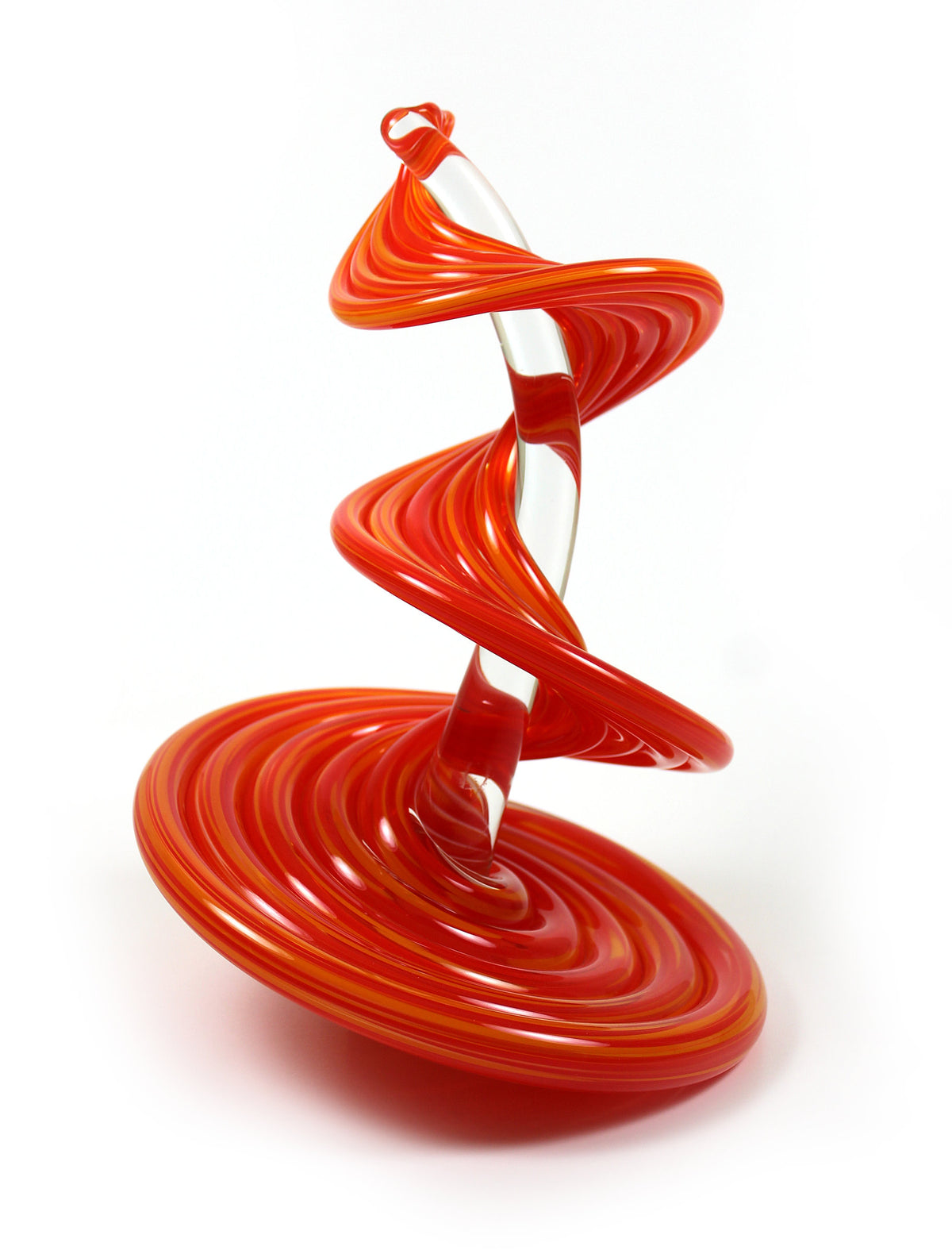 Orange Mix Standing Heechee Probe on Clear Spine