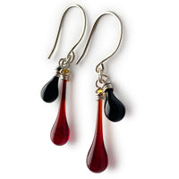 Garnet and Black Duet Earrings | Photo by Tawny Reynolds