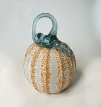 White with orange
