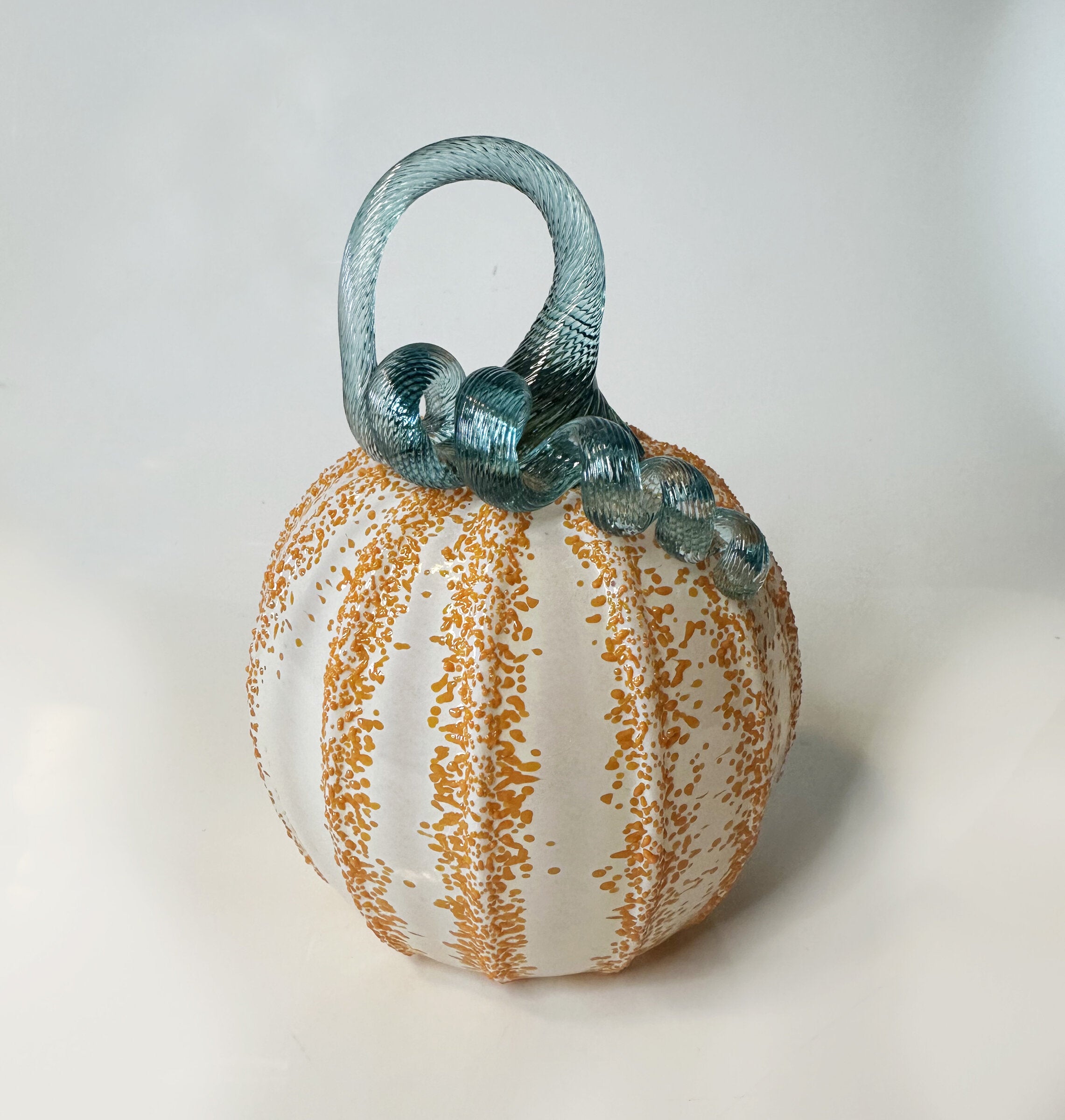White with orange