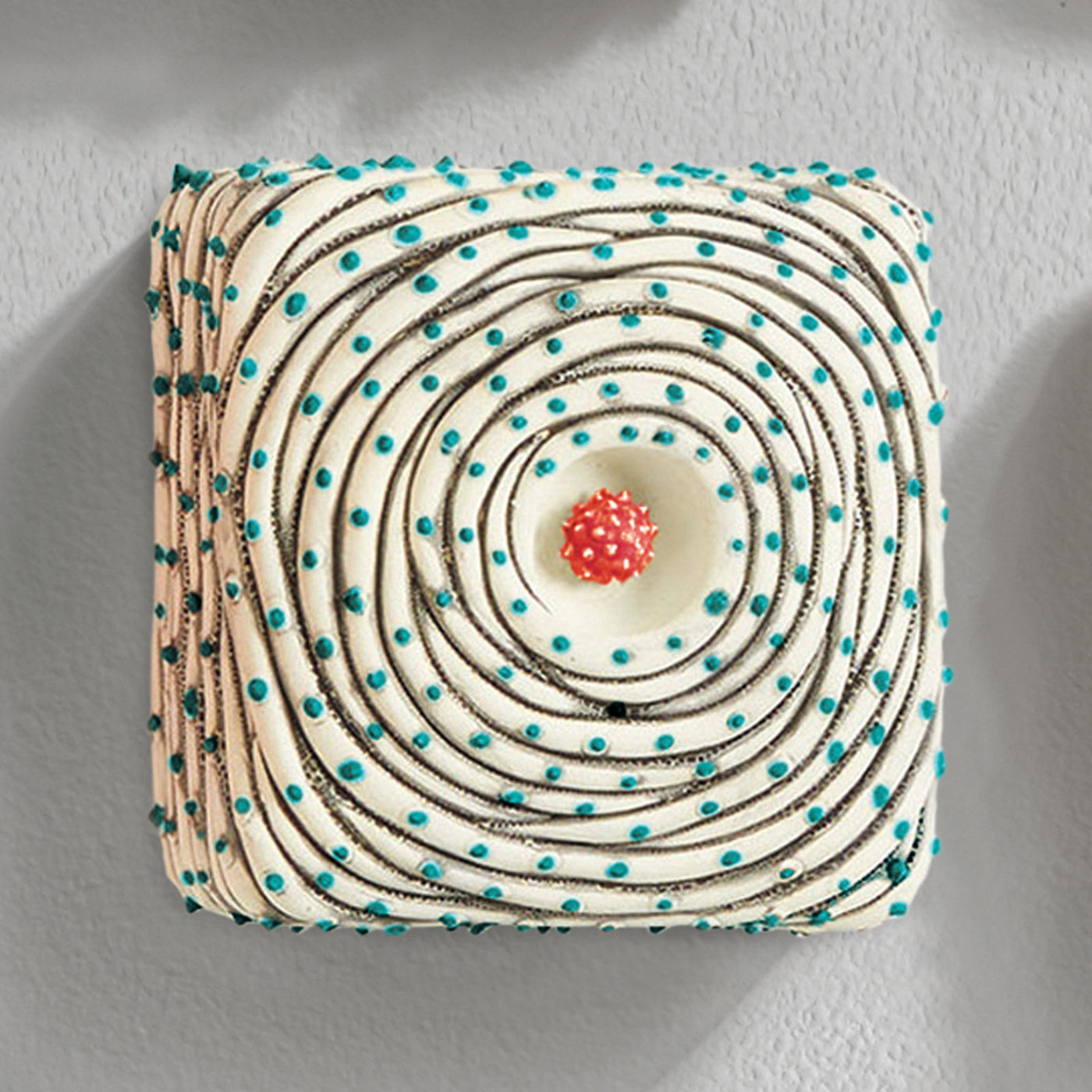 labyrinth with blue dots