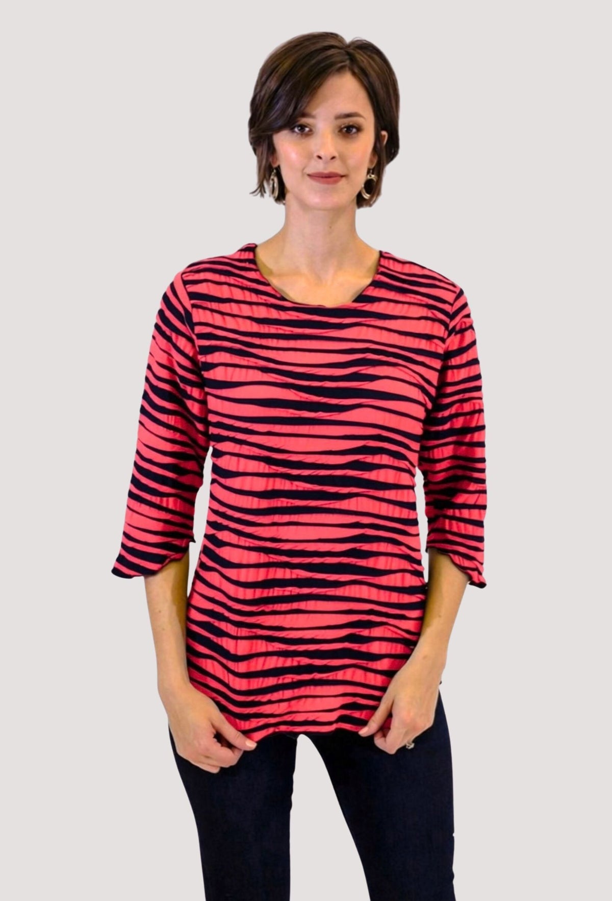 Fiore Classic Shirttail Top