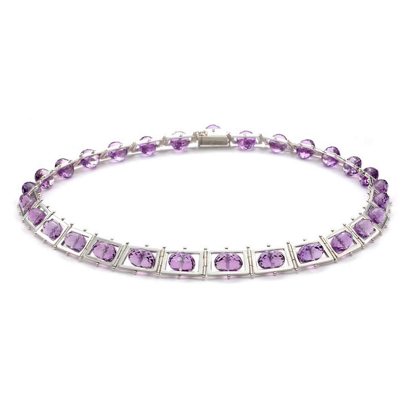 Spinning Amethyst Necklace