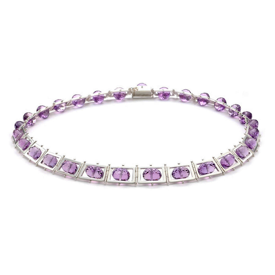 Spinning Amethyst Necklace