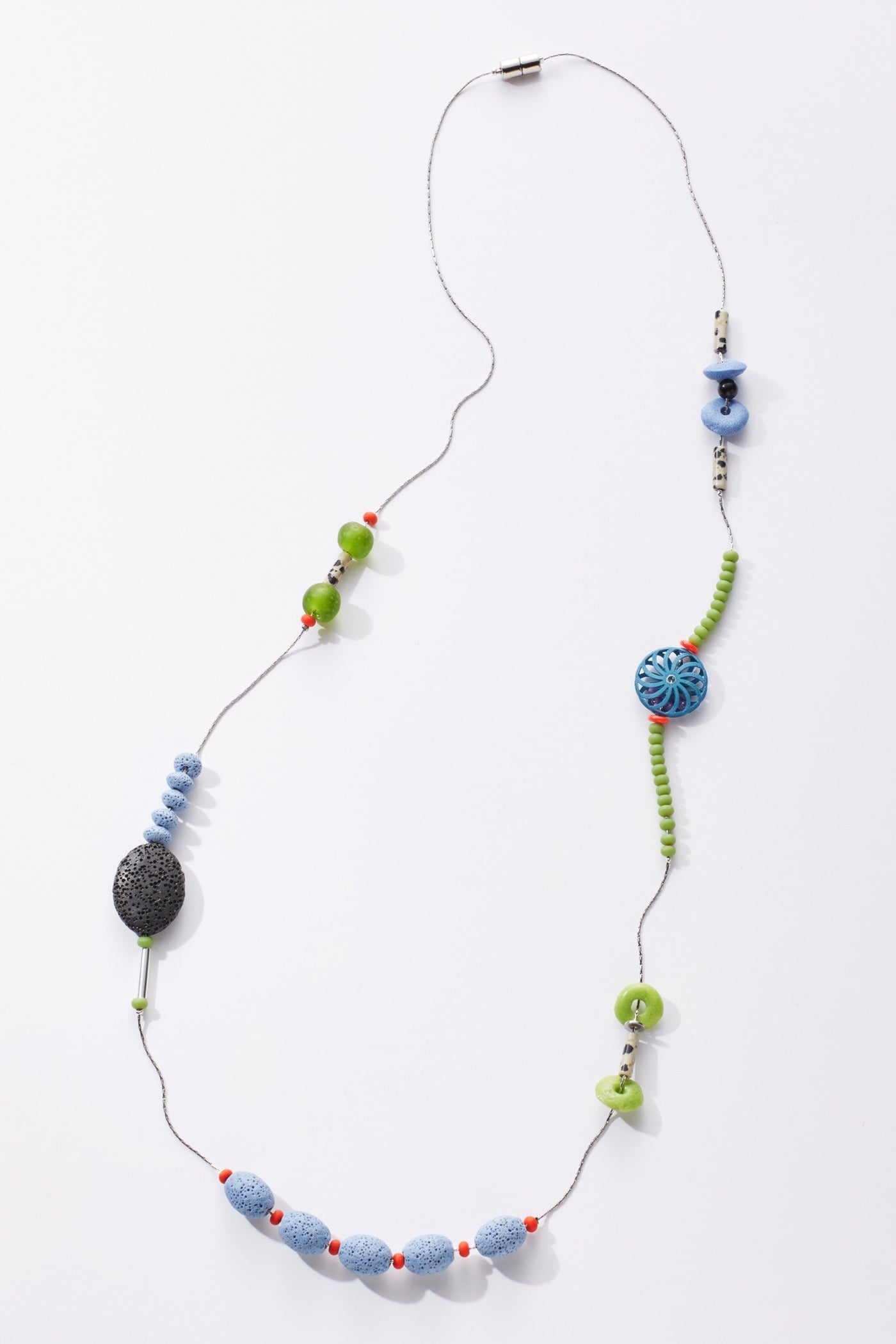 Carnival Necklace Blue/Green