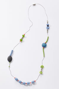 Carnival Necklace Blue/Green