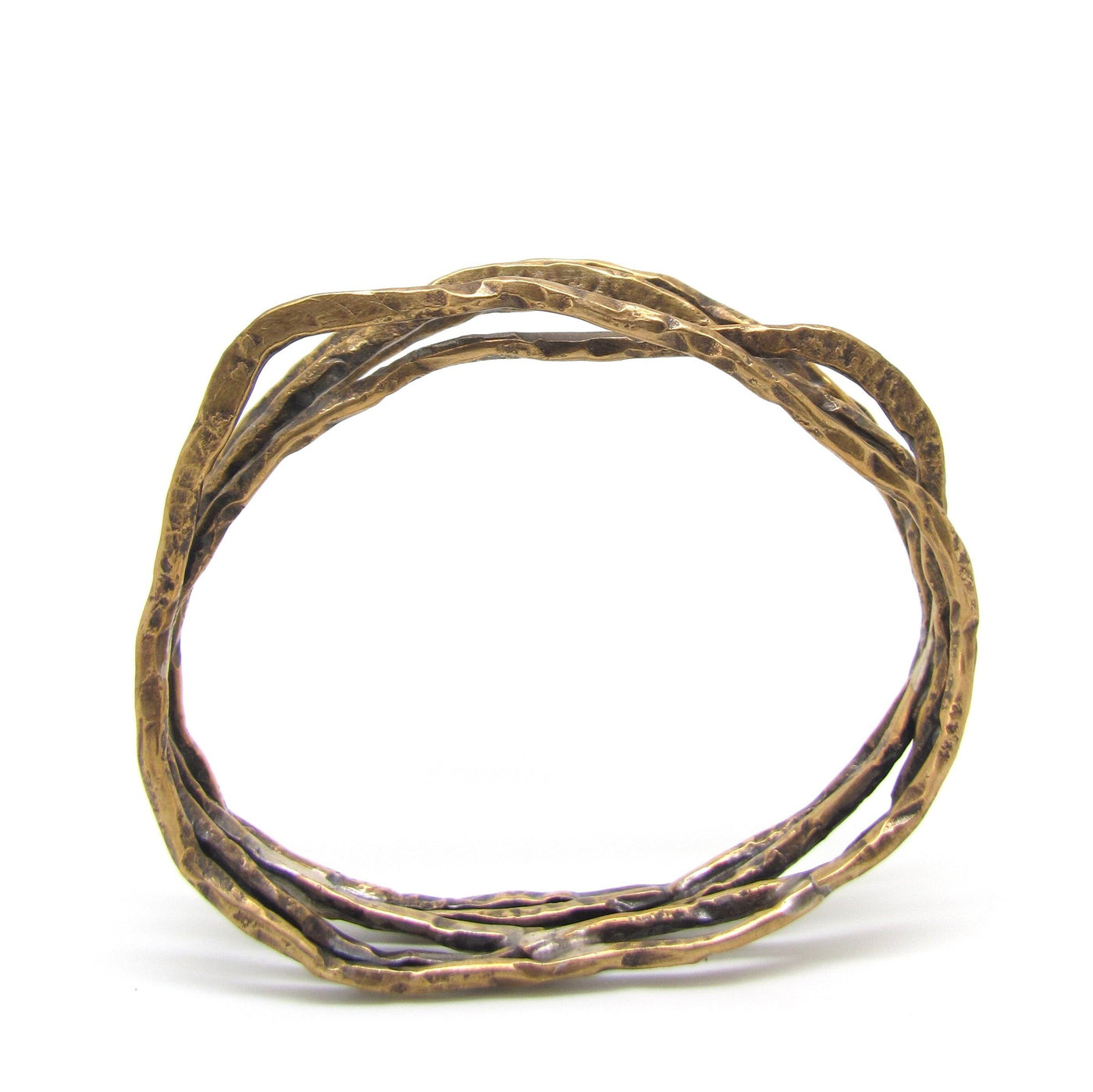 Layered Brass Bangle