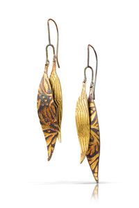Double Willow Leaf Earrings