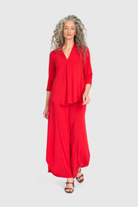 Essential Slinky V-neck Top