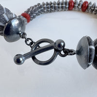 Buffalo Horn & Sponge Coral Necklace