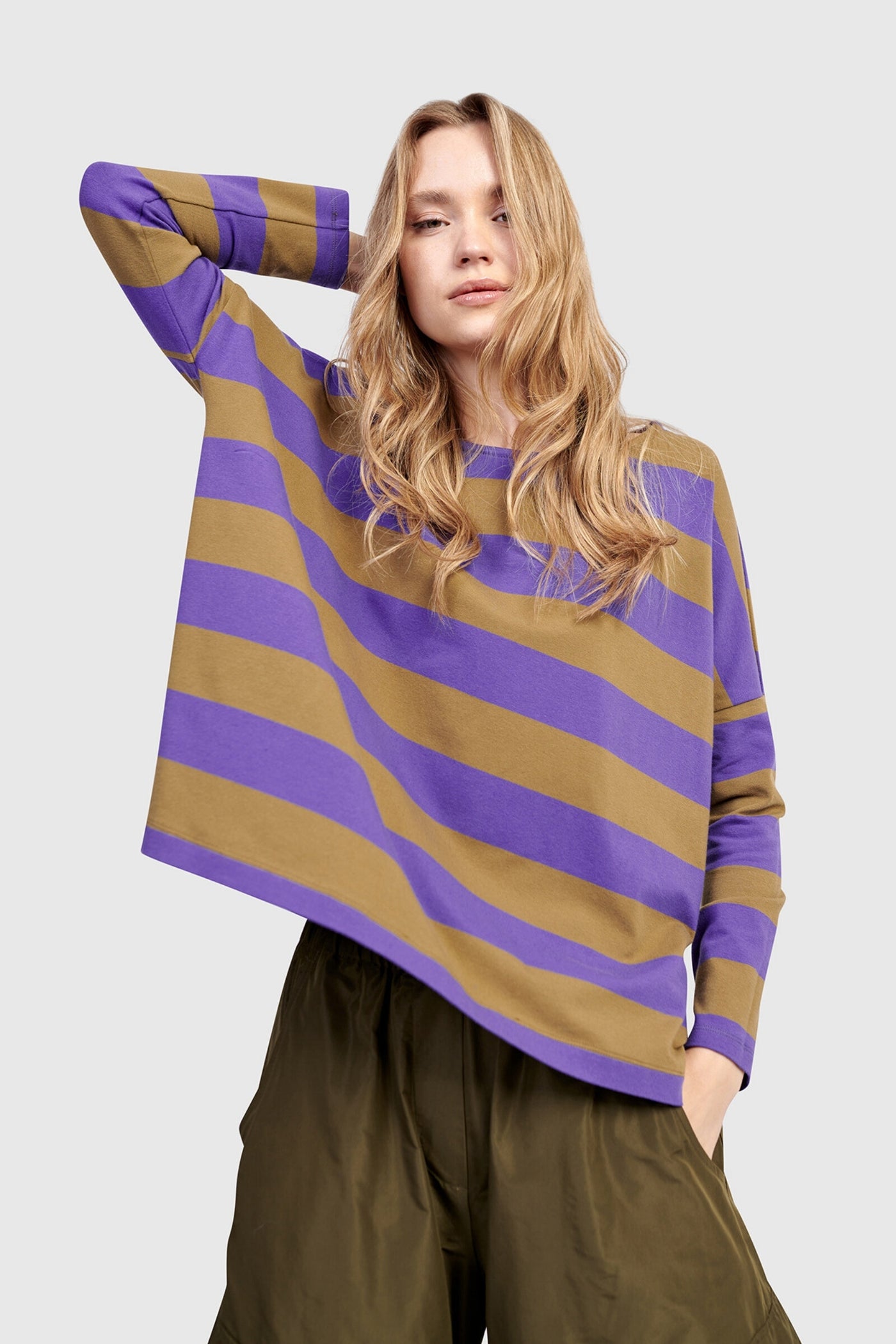 Purple/Khaki