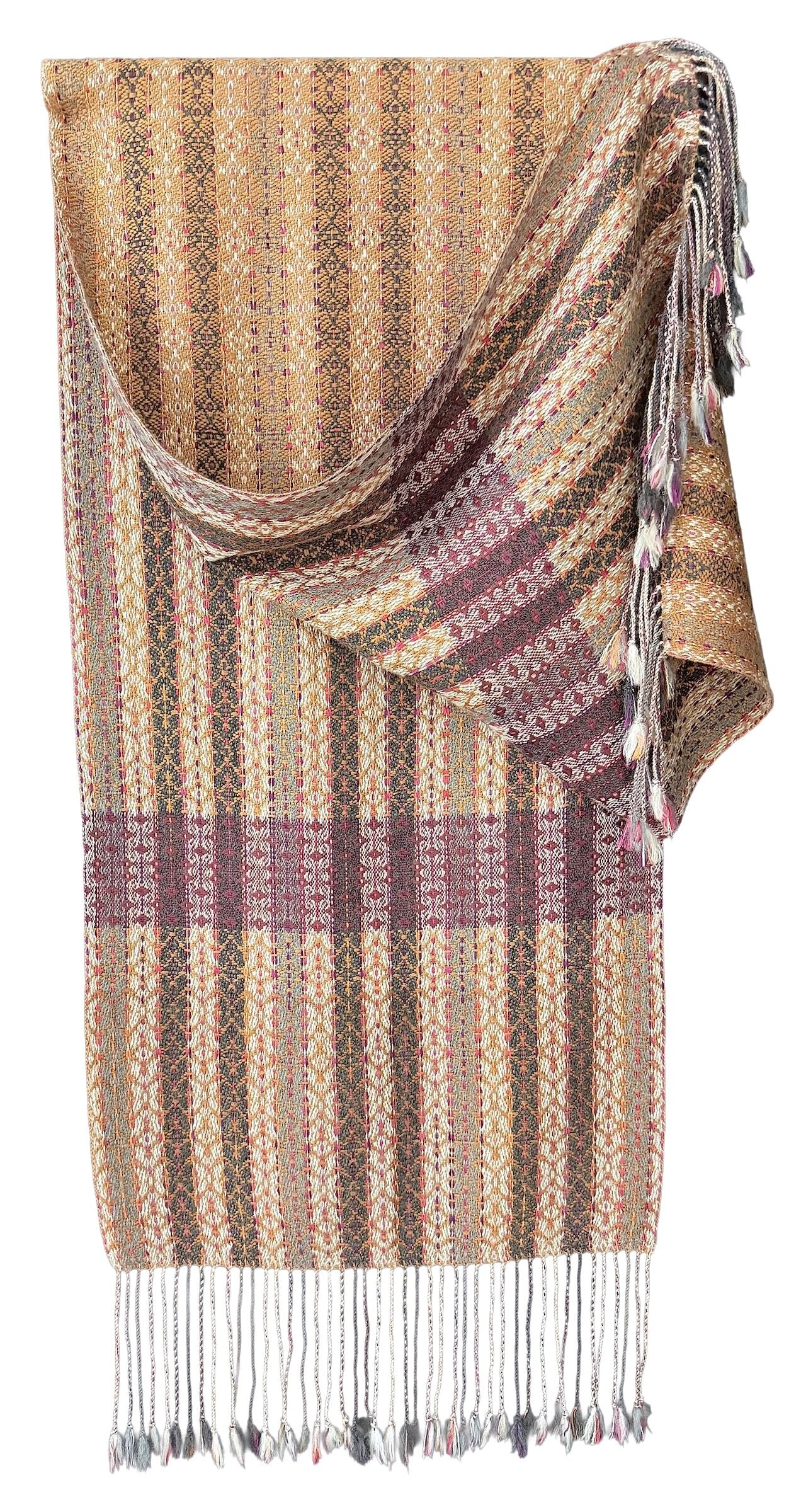 Handwoven Acorn Reversible Throw