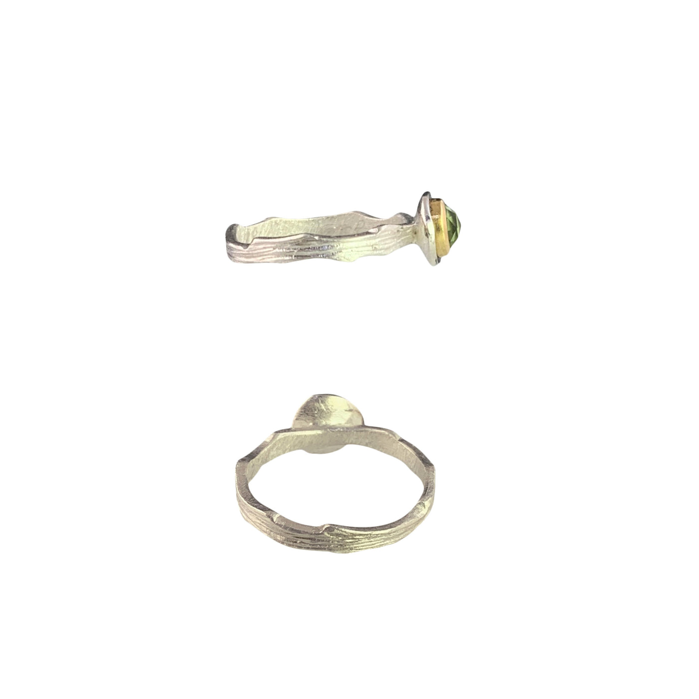 Large with 5mm Peridot