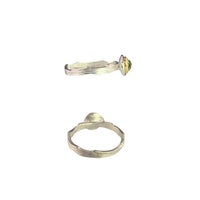 Large with 5mm Peridot