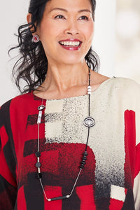 shown with Swirl Post Earrings by Melissa Stiles