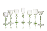 Pale Lime Green Goblets