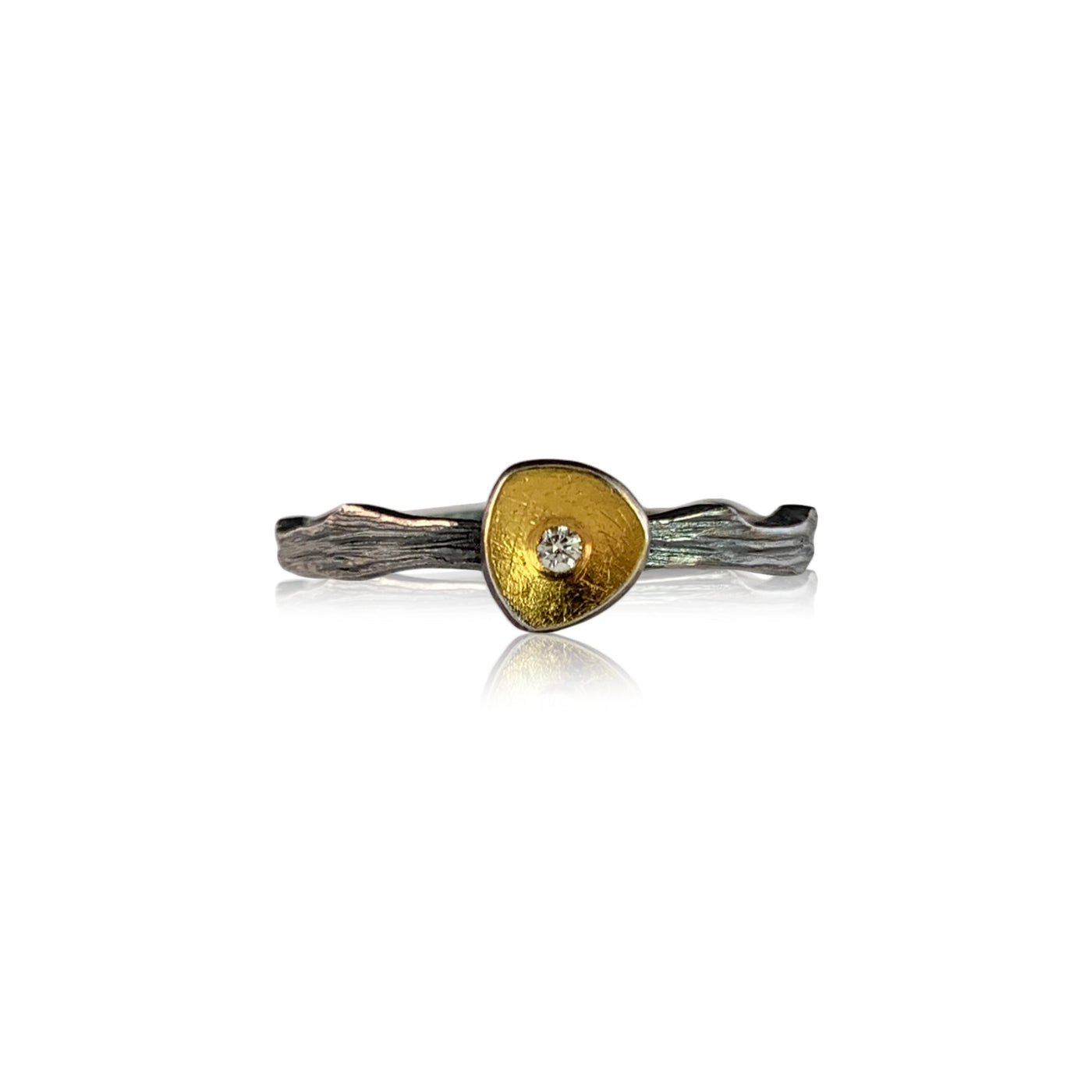 Small Oxidized Silver