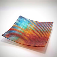 Desert V Chevron Tapestry Platter