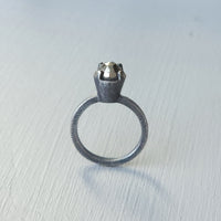 Small Cone-Shaped Pyrite Ring