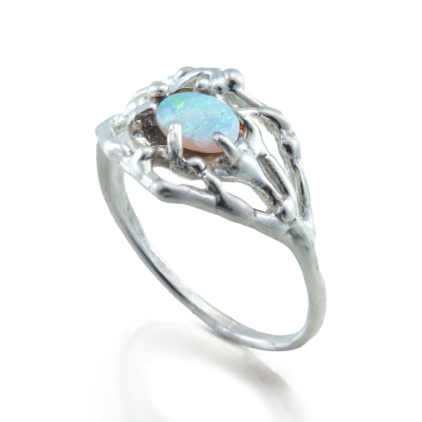 Opal Branch Cluster Ring