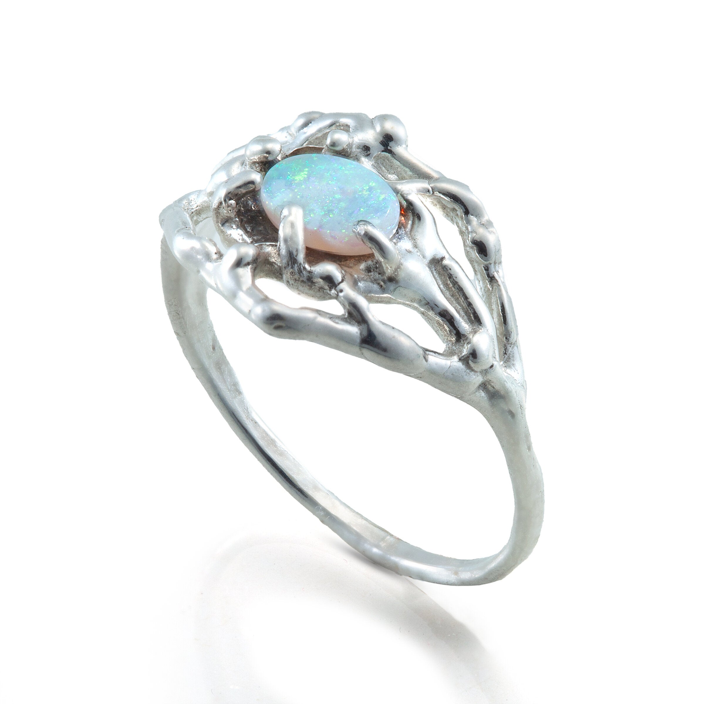 Opal Branch Cluster Ring