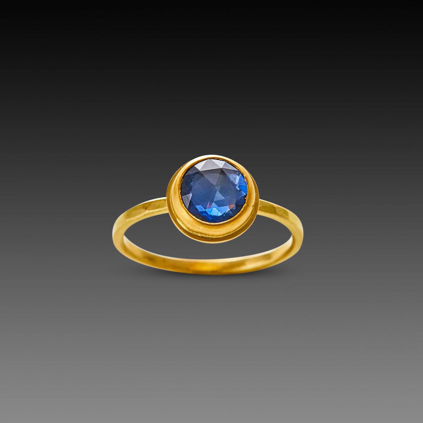 Blue Sapphire Solitaire Ring